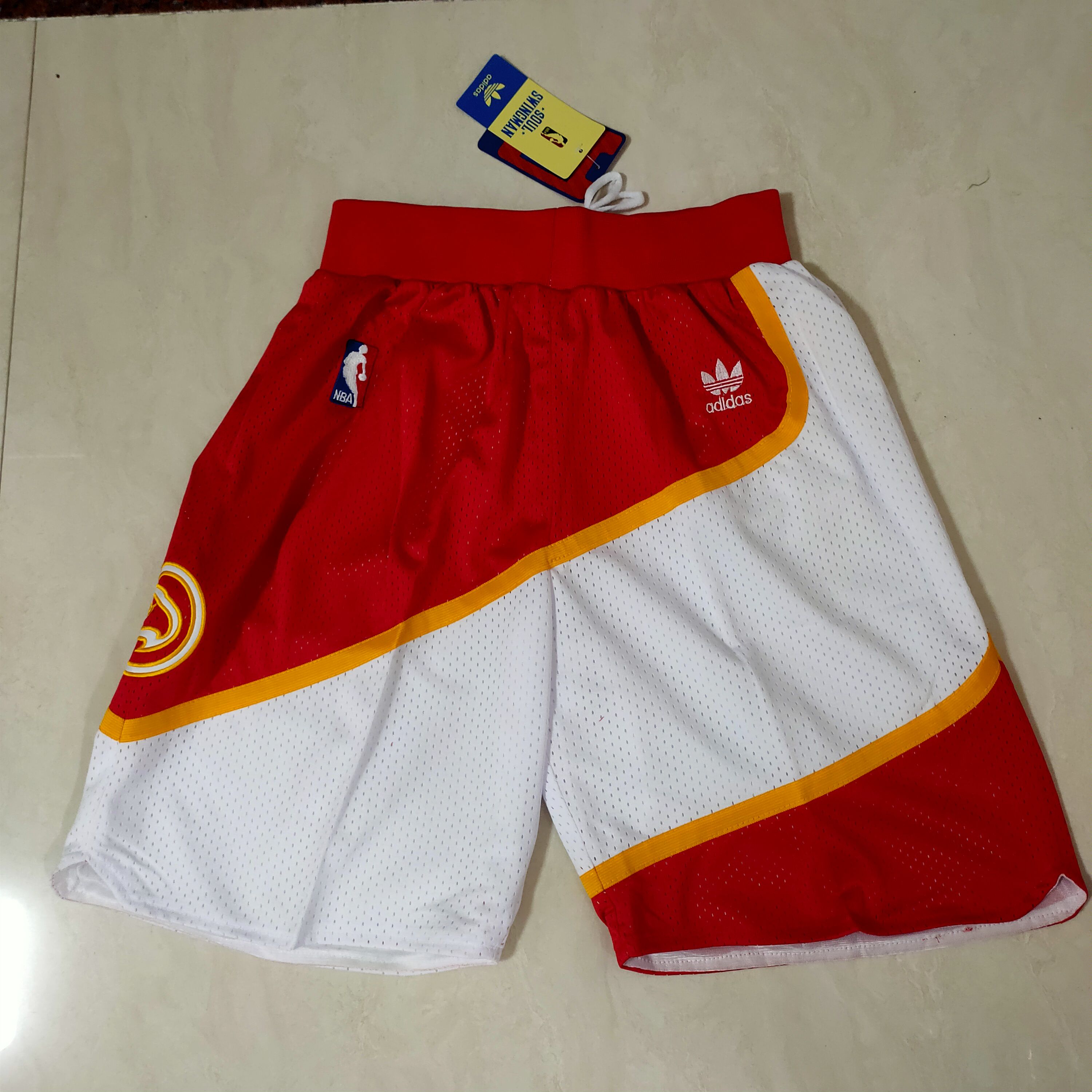 Men NBA Atlanta Hawks Red Shorts 0416